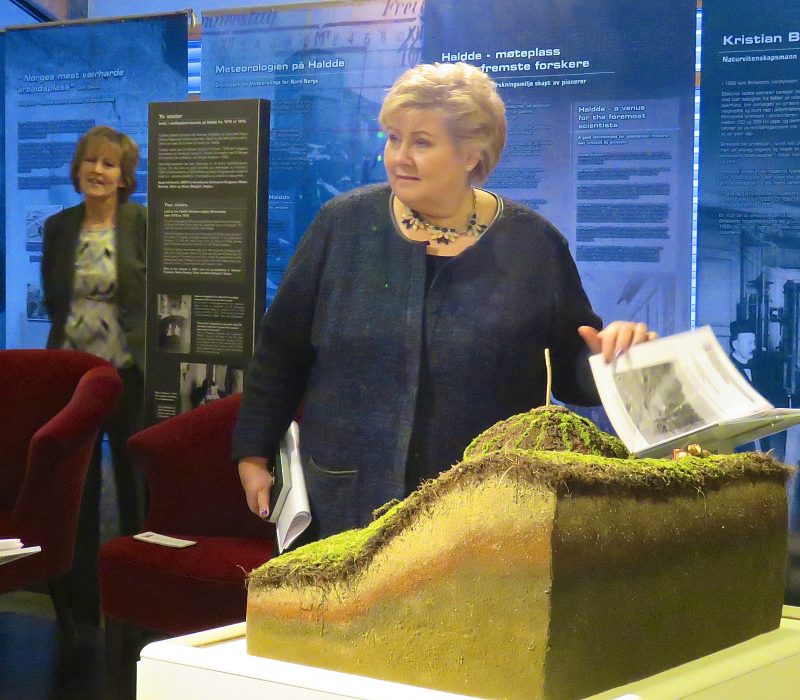 Erna Solberg markerte Kvenfolkets dag